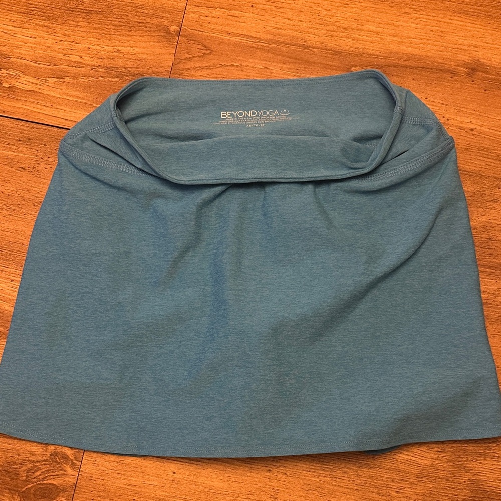 Beyond Yoga Teal Mini Skirt